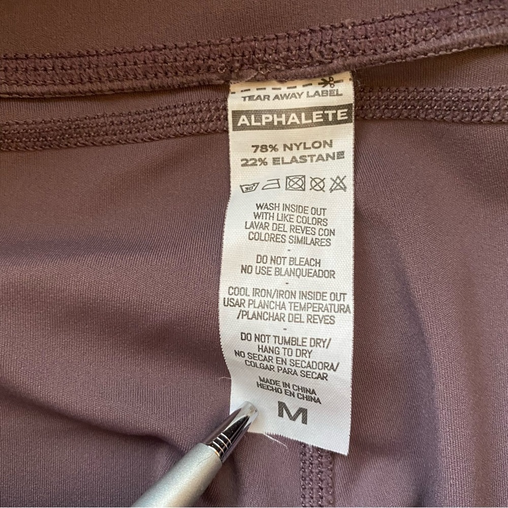 Alphalete Pulse Surge Leggings Passive Purple Size Medium - Picture 11 of 12